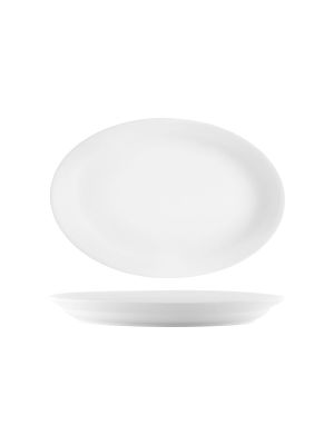 Vitroceram Oval Platter 355x262mm White