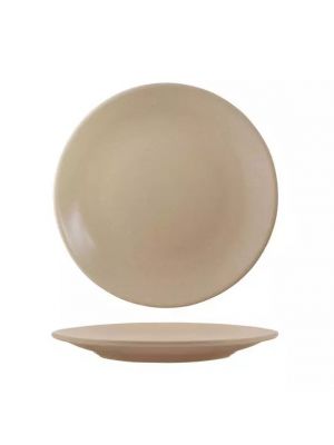 Zuma Sand Round Coupe Plate-260mm  Box of  6