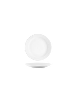 Vitroceram Round Plate Narrow Rim 160mm White