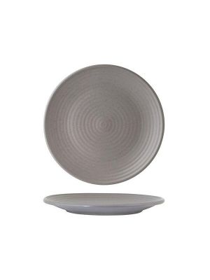 Zuma Haze Round Coupe Ribbed Plate-210mm  Box of  6