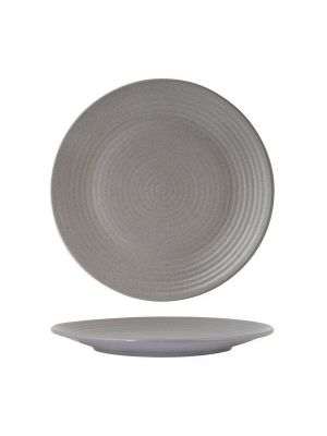 Zuma Haze Round Coupe Ribbed Plate-265mm  Box of  6