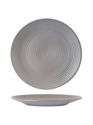 Zuma Haze Round Coupe Ribbed Plate-310mm  Box of  6