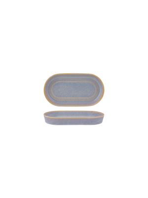 Tablekraft Urban Loft Azure Blue Oval Serve Platter 180x100mm