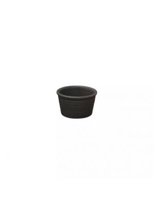 Zuma Charcoal Ribbed Ramekin-85mm  | 50mm H Box of  6