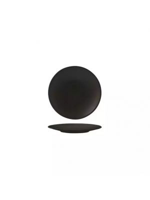 Zuma Charcoal Round Coupe Plate-130mm  Box of  6