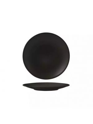 Zuma Charcoal Round Coupe Plate-180mm  Box of  6