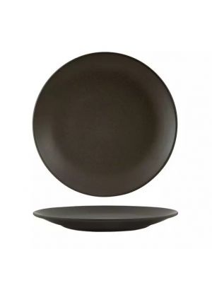 Zuma Charcoal Round Coupe Plate-260mm  Box of  6