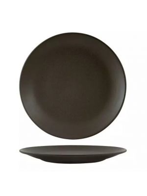 Zuma Charcoal Round Coupe Plate-285mm  Box of  6