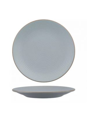 Zuma Bluestone Round Coupe Ribbed Plate-310mm  Box of  3