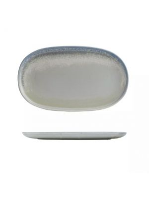 Moda Porcelain Cloud Oval Coupe Plate-355X215Mm  Box Of  6