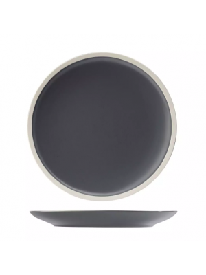 Trenton Utopia Forma Charcoal Round Coupe Plate - 265mm