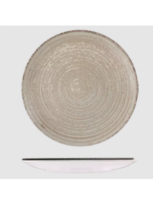 ID FIne Mocha Round Coupe Plate 300mm