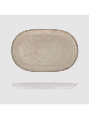 ID Fine Mocha Oval Platter	330mm