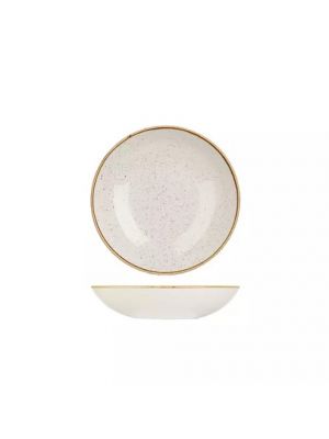 Churchill Stonecast Round Coupe Bowl-182Mm - Barley White (Box Of 12)