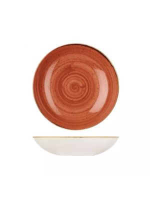 Churchill Stonecast Round Coupe Bowl-248Mm 1136Ml - Spiced Orange (Box Of 12)