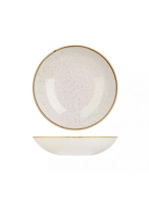 Churchill Stonecast Round Coupe Bowl-248Mm - Barley White (Box Of 12)