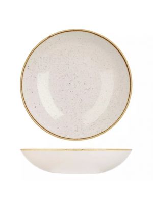 Churchill Stonecast Round Coupe Bowl-310Mm - Barley White (Box Of - 6)