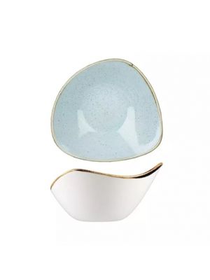 Churchill Stonecast Triangular Bowl-153Mm - Duck Egg (Box Of - 12)