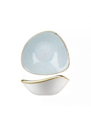 Churchill Stonecast Triangular Bowl-185Mm - Duck Egg (Box Of - 12)