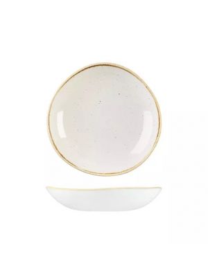 Churchill Stonecast Trace Organic Round Bowl-253Mm Ø  