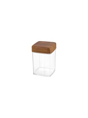 Evelin Square Canister with Lid 100x100x140mm