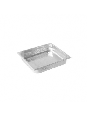 GASTRONORM PAN-18/10, 2/3 SIZE 100mm, PERFORSATED - PG231002