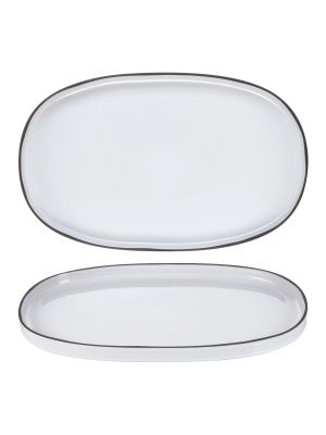 Revol Caractere White Cumulus Oval Plate 465x287mm