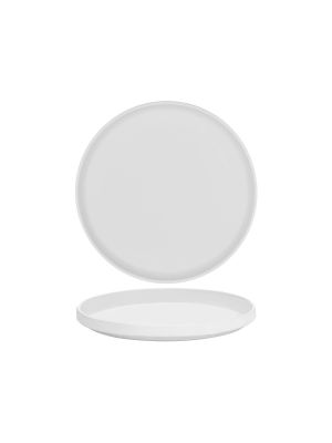 Serax Passe-Partout Matt White Round Low Plate 260mm