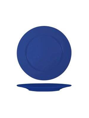 Superware Dark Blue Round Plate with Flat Rim 254mm