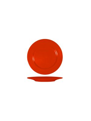 Superware Red Round Plate with Flat Rim 165mm